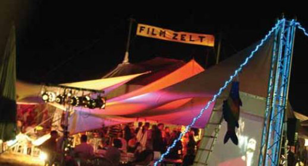 Das Kurzfilm-Programm im umfunktionierten ZirkuszeltFoto: Filmfest Weiterstadt