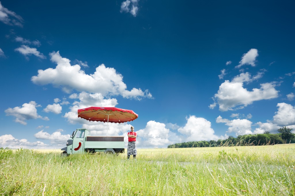 Foto: Wurstfontäne