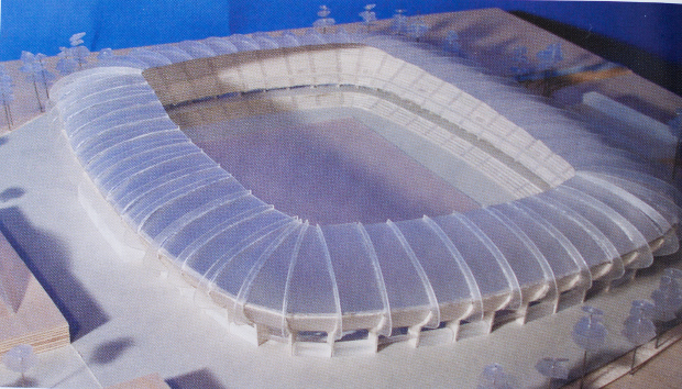 Durchsichtig: Der Stadionentwurf „amphilie“ von Nora Stenutz und Thomas Meinberg