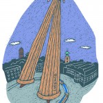 Nicola Kochs illustrierter Darmstadt-Kalender 2012
