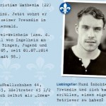 „Lilien“-Poesiealbum: Christian Mathenia