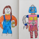 Wissenschaftliches Arbeiten in den Händen der Pullover-Alma