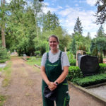 Stefanie Baysu-Pfeiffer, die erste Grabmacherin Darmstadts