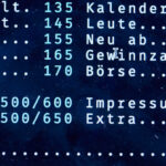 Der Teletext heißt Videotext, und das weiß er.